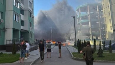 УУ мережі показали перші кадри з місця "прильоту" російської КАБи по центру Харкова (Відео)