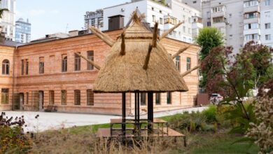 У Дніпрі створили дах-укриття з металу й соломи (Фото)