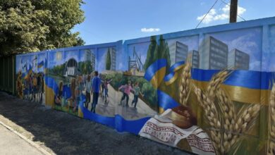 У Дніпрі створили мурал з Молитвою Українського націоналіста