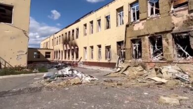 На Дніпропетровщині показали, що залишилося від найбільшого ліцею однієї з громад після російської атаки (Відео)