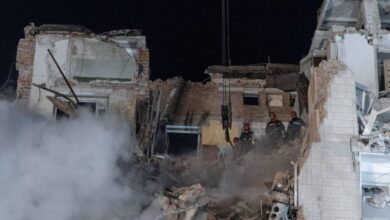 У Тернополі показали кадри пошуку 22 людей, які опинилися під завалами будинку внаслідок російської атаки (Відео)