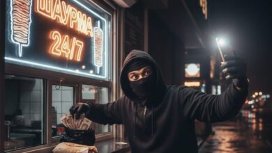 У Дніпрі чоловік пограбував кіоск з шаурмою і зробив селфі на робочий телефон (Відео)