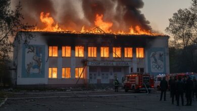 Російські окупанти вдарили дронами по спортивній школі на Сумщині, де тренувалися діти (Фото)