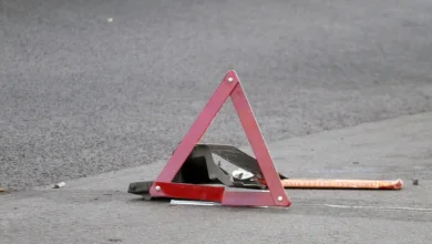 На Дніпропетровщині Hyundai влетів у стовп і двічі перекинувся (Фото)