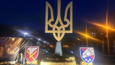 З Дніпра до Самару з нагоди Дня Державного Герба "переїхав" велетенський "Тризуб" (Фото)
