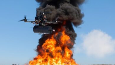 На трасі Дніпропетровщини вщент згорів цивільний автомобіль, по якому вдарили російські окупанти (Відео)
