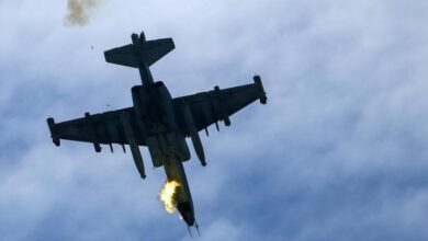 В ЗСУ показали, як військовий літак збиває російські дрони над морем в Одесі (Відео)