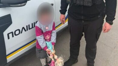 У Дніпрі 5-річна дівчинка втекла від няні і гуляла посеред проїжджої частини (Фото)