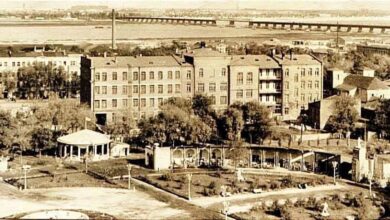 З висоти парашутної вишки: у Дніпрі показали, яким був парк Глоби 70 років тому (Фото)