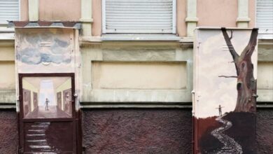 У Дніпрі черговий електрощиток перетворився на шедевр вуличного мистецтва (Фото)