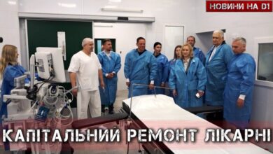 Капітальний ремонт у лікарні Кам'янського
