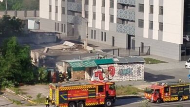 У Дніпрі горів офіс відомого оператора зв'язку (Фото)