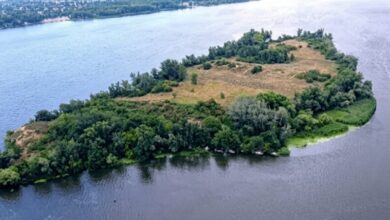 На Дніпрі існує острів-легенда, який має 4 назви і каміння з піктограмами (Фото)