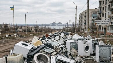 У прифронтовому місті на Дніпропетровщині виросло звалище пральних машинок (Відео)