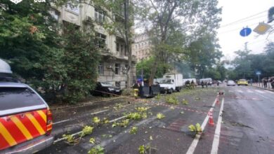 У мережі показали атаку російського "шахеда" по центру Одеси, яка поранила двох людей (Відео та Фото)
