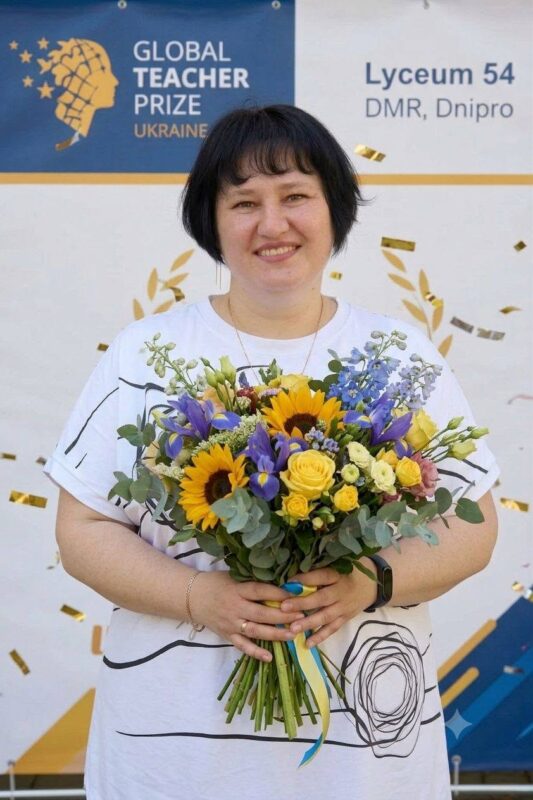 Педагогиня з Дніпра здобула відзнаку престижної національної премії для вчителів (Фото)