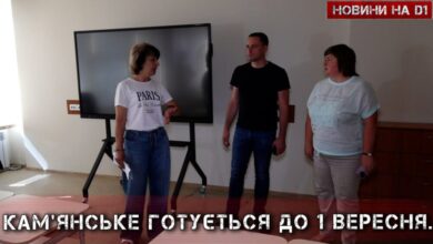 Підготовка шкіл та садків до навчального року у Кам'янському