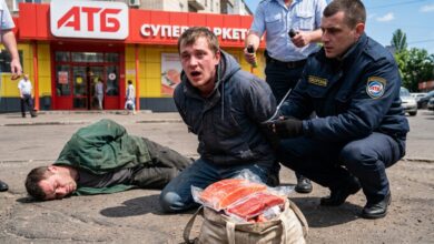 У Дніпрі охоронці супермаркету влаштували бійку з п'яними крадіями червоної риби (Відео)